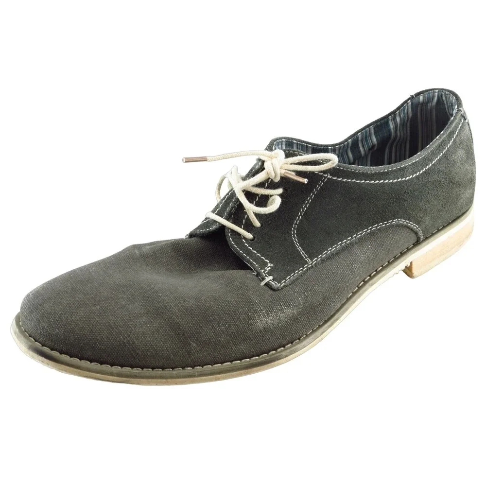 Steve Madden Shoes Size‎ 13 M Gray Derby Oxfords Leather Men